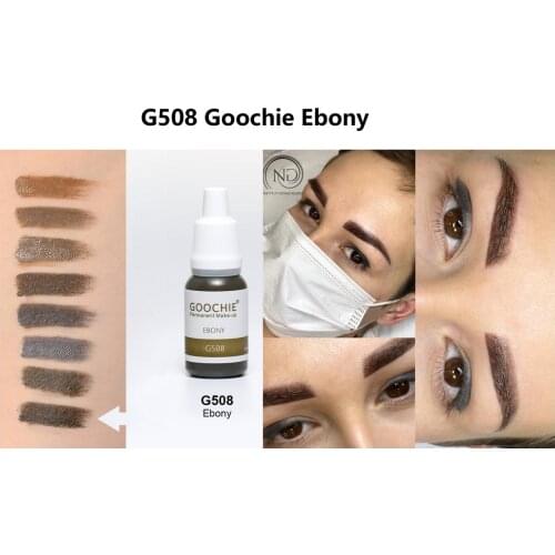 Goochie 100% Won't Turn Red Blue Eyebrow PMU Tattoo Pigment