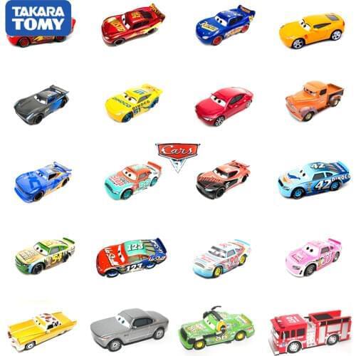 Tomy Automobile Story Alloy Toy Cars 3 Black Storm Jackson McQueen Cool Sister Old Mo Alloy Car Genuine Toy