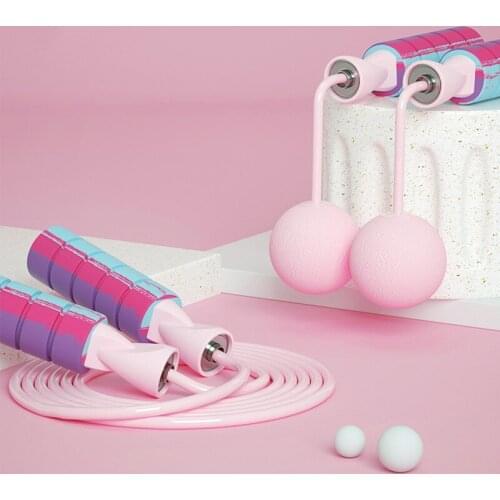 Treinamento De Aeróbica Corda Salto Equipamentos De Fitness Peso-rolamento Corda De Salto De Borracha E Bola Indoor