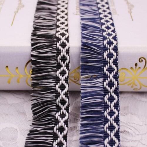 10yards DIY Tassel Lace Ethnic Fringe Lace Trim Ribbon For Sewing Clothing Dress Hat Stage Garment Curtain Bag Bedding Decor