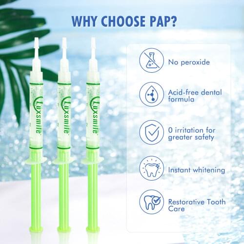 2021 Whitening gel reagent bag carbamide peroxide gel tooth bleaching tooth syringe whitening tooth material 15pcs 3ml