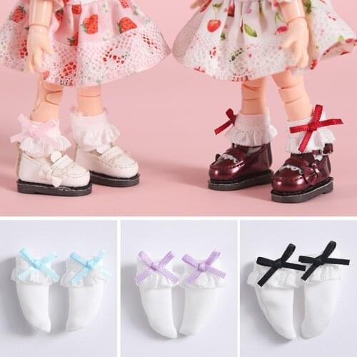 2PAIRS/LOT OB11 Doll Accessories Molly GSC 1/12 BJD Socks