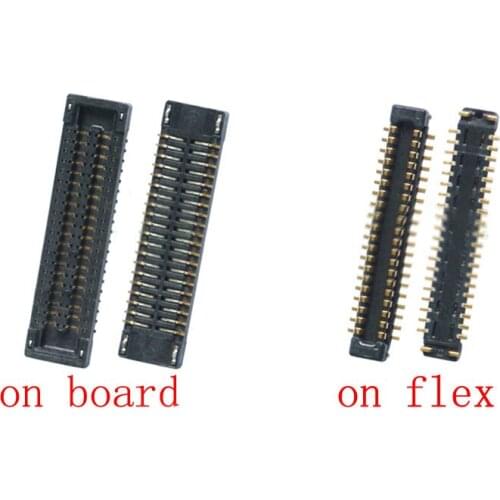 2pcs Lcd Display Screen Flex FPC Connector For Samsung Galaxy G6200 A6S A10S A107 A20S A207 A2070 A207F Plug On Board 40pin