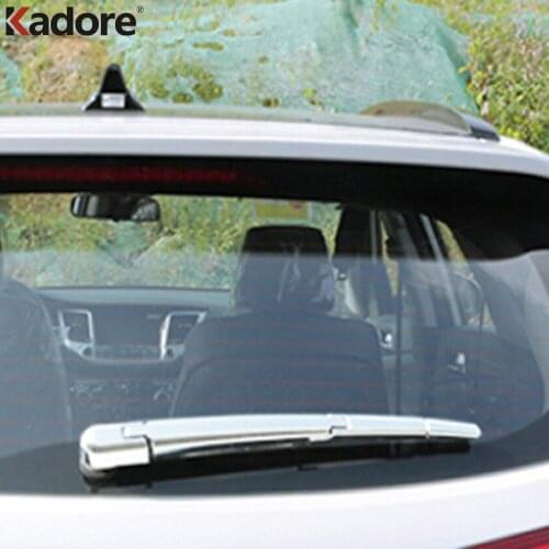 For Hyundai Tucson 2015 2016 2017 2018 ABS Chrome Rear Window Wiper Cover Trims Decoration Stickers Car Styling Accessories 4pcs