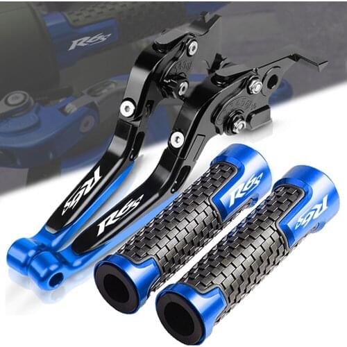 Motorcycle CNC Accessories Folding Extendable Brake Clutch Levers Handle Grips Ends FOR YAMAHA R6S CANADA VERSION 2007 2008 2009