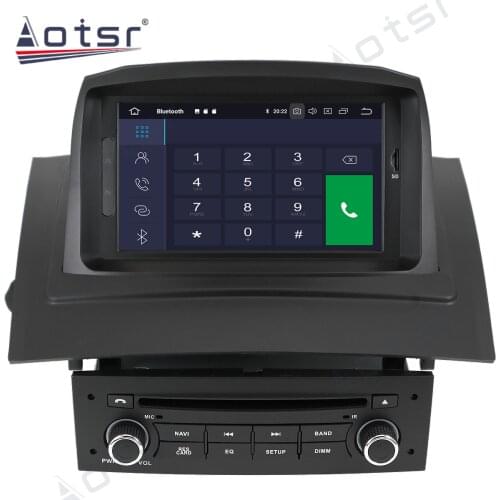 Aotsr PX6 Android 10.0 4+64G Car Radio GPS Navigation DSP For Renault Megane 2 Fluence 2002 + Car Stereo Video Multimedia Player