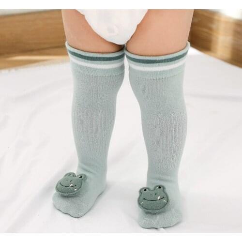 Newborn Infant Cotton Anti Slip Knee High Socks Winter Autumn Toddler Kids Child Girl boys Animal Fox Long Sock Baby Accessories