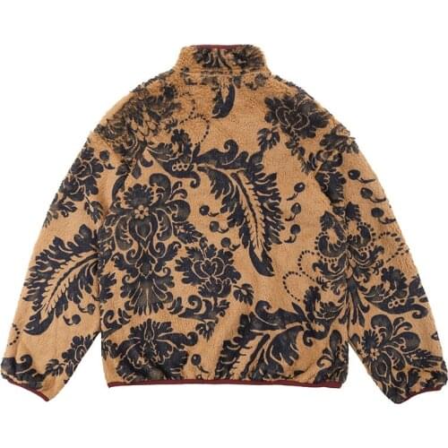 Chao Kapital man cotton padded jacket with loose pattern plush pullover in autumn and winter