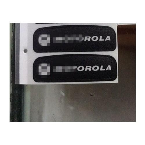 2x the only M logo sticker for motorola gp340 gp328 pro5150 gp580 gp338 ete walkie talkie