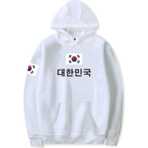 New Fashion South Korean National Flag Pringitng Pullover Sweatshirt Casual Hoodies Republic Of Korea Flag Clothes