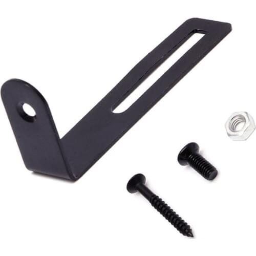 New Black Electric Guitar Pickguard Mounting Bracket With Screws for Les Paul