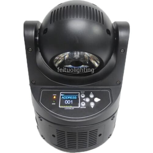 New Lyre 60w Led Moving Head Beam Light Rgbw 360 Degree Endless Rotating Mini Moving Head 60w Fast Moving Head Dmx Stage Light