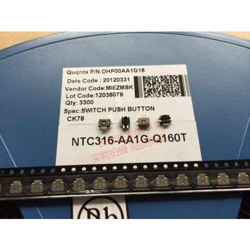 Taiwan Turtle Tact Switch Side Button Four-Patch Four-Pole Turtle Button Foil Button