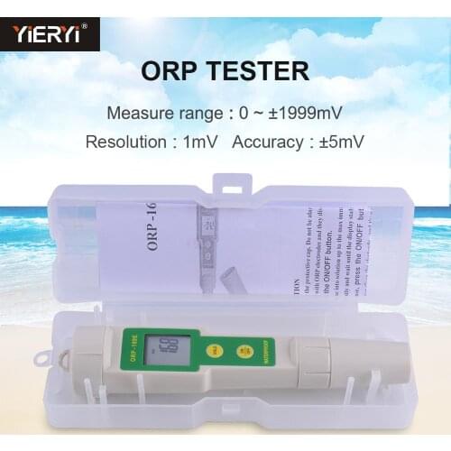 Portable Pen ORP Meter Redox Potential Tester Negative Potential Pen Tester ORP Meter with Plastic Box Packaging