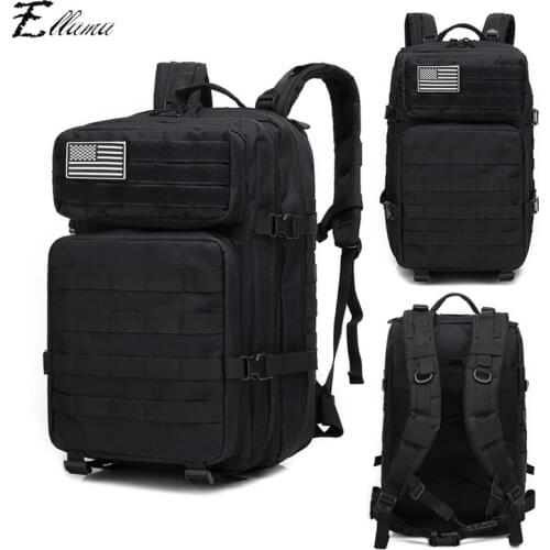 Outdoor Tactical Backpacks 600D oxford fabric 45L large capacity 3P Military Army camouflage bags Travel Camping exploration bag