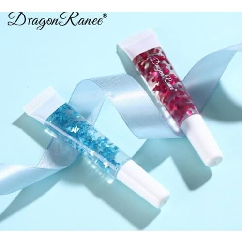 Lip Gloss Moisturizing Waterproof Long Lasting With Glitter Fruit Liquid Lip Glaze Base Nourishing Plumper Primer Lip Care TSLM1