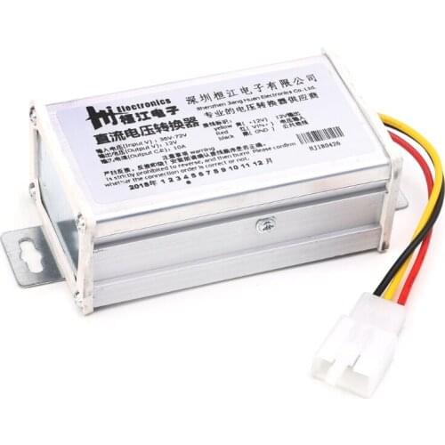 High Quality DC 36V 48V 72V To 12V 10A 120W Converter Adapter Transformer Suitable For Electric Bicycle Power Adapter