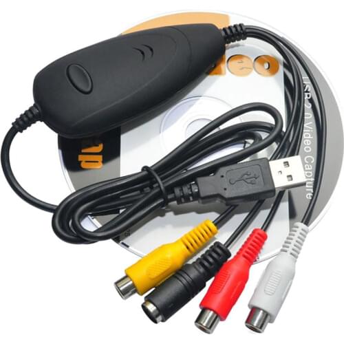 USB Audio Video Grabber Capture,Convert analog video audio to digital format from VHS,Video recorder,camcorder,DVD,Win10