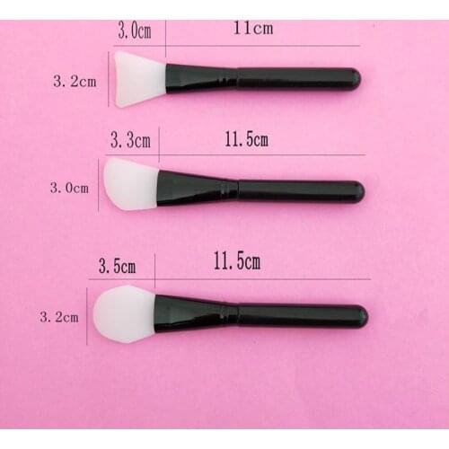 10pcs Silicone Face Mask Brush Applicator, Soft Facial Mud Mask Applicator Brush Beauty Tool