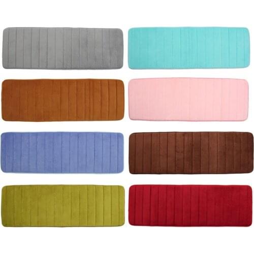 120x40cm Absorbent Nonslip Memory Foam Kitchen Bedroom Door Floor Mat Rug Carpet