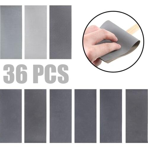 36Pcs Loop Sanding Discs Sander Sandpaper For 400 600 800 1000 1200 1500 2000 3000 Polishing Tools Accessories