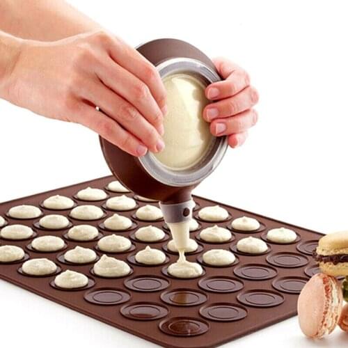 48 Cavity Silicone Cake Muffin Macaron Baking Mould Round DIY Chocolate Silicone Mould Kitchen Tools