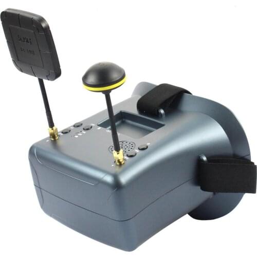 5.8G 40CH FPV Goggles with DVR monitor LS-008D 4.3inch Built-in 2000mw Battery For Racing Helicopters Airplanes RC Module