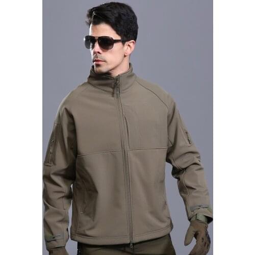 U.S. Army 5.0 Shark Skin Softshell Waterproof Outdoor Men Women Tactical Clothes Climbing Camping Hunting Combat Military Jacket