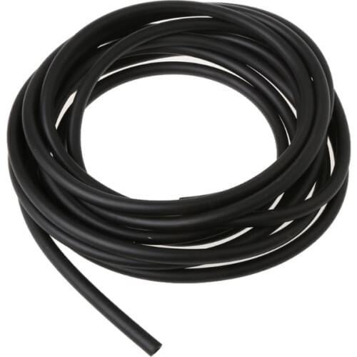Free delivery 4mm Silicone Vacuum Tube Hose Silicon Tubing High Temperature 16.4ft 5M BLACK