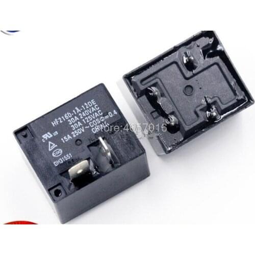 Free shipping new and origianl relay HF2160-1A-12DE 30A DC12V DIP4 50pcs/lot