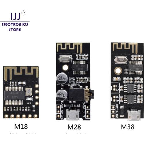 Wireless Bluetooth Audio Receiver Board Module MH-MX8 M18 M28 M38 BLT 20M 4.2 5.0 MP3 Lossless Decoder Stereo Electronic DIY Kit