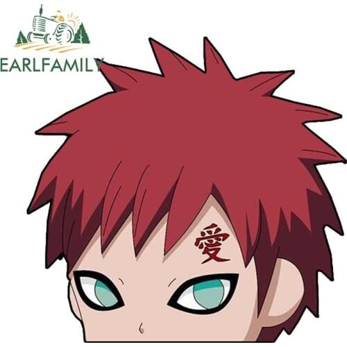 EARLFAMILY 13cm x 12.4cm for Nruto Gaara Tsunade Hinata Zabuza Fine Stickers Vinyl Car Decal Decoration Waterproof