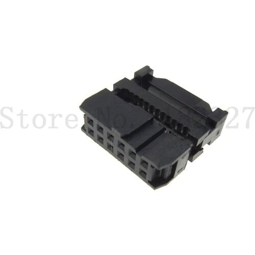 FC-12p IDC SOCKET pitch 2.54MM JTAG ISP PLUG CONNECTOR DOUBLE ROW FEMALE 2x6PIN 12PIN 12P FOR DC3 IDC BOX HEADER for cable
