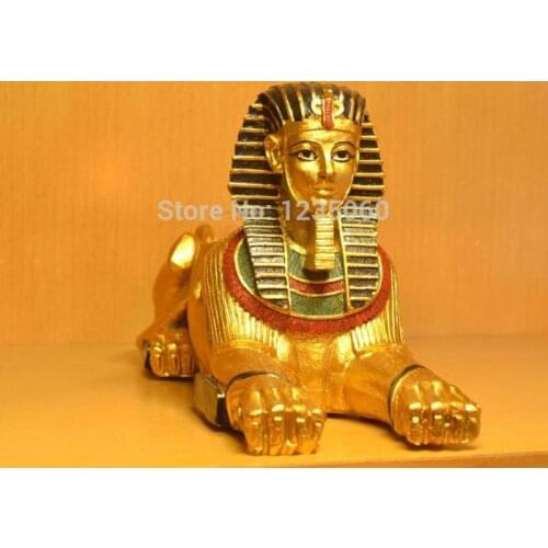 Hoallween Real life Room escape game prop Egypt theme rotate the Sphinx to open the lock game Takagism props