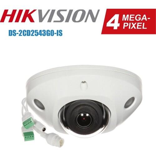 Mutil language Hikvision IP Camera 4MP DS-2CD2543G0-IS POE camera Video Surveillance securtiy system IR Network Dome Camera