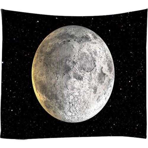 3D Printing Tapestry Wall Hanging Bed Spread Beach Towel Table Cloth Yoga Mat landscape printing Moon landscape large size