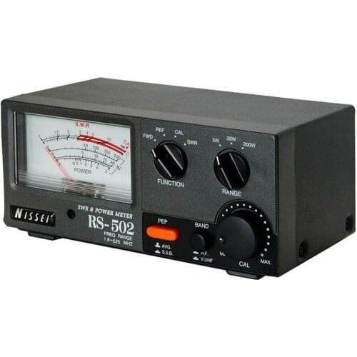 NISSEI RS-502 Watt Tester 1.8-525Mhz Short Wave VHF UHF Radio Communication Transceiver Power SWR Meter