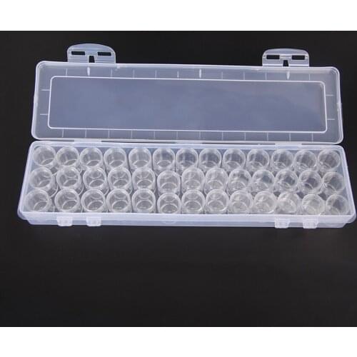New 39 Bottles Diamond Painting Tools Accessories Storage Box Beads Container Diamond Embroidery Stone Mosaic Convenience Box