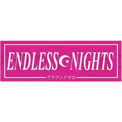 ENDLESS NIGHTS Car Styling Sticker JDM Auto Oil Tank Window Body Vinyl Motorcycle Keyboard Decals