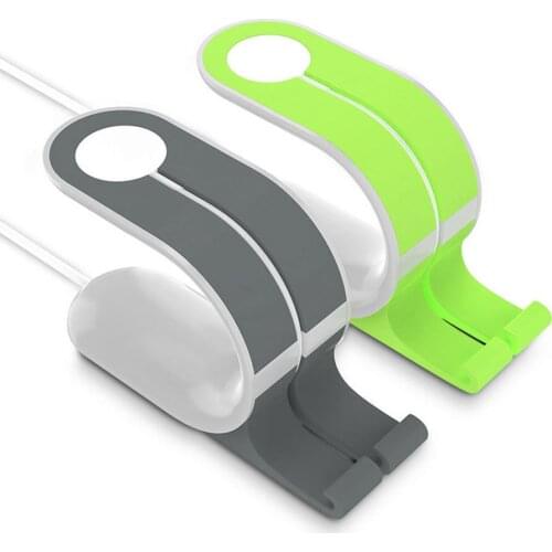 2 In 1 Charging Dock Stand Docking Station Charger Holder For Apple Watch For IPhone X XR XS Mobile Phone Tablet For Xiaomi