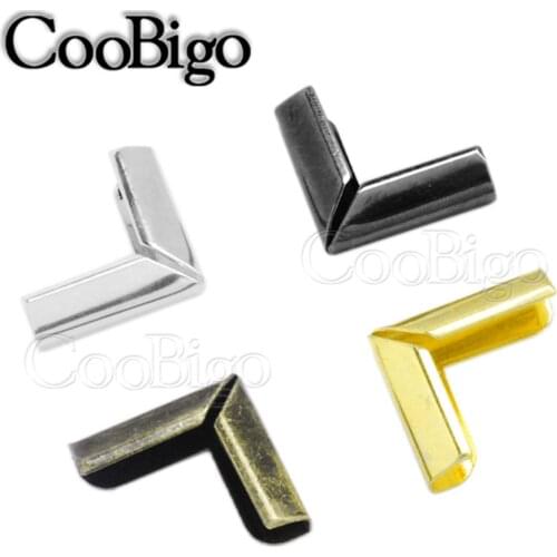 50pcs Book Corner Albums Tone Scrapbook Menus Folders for Photo Card File Notebook Bags Protectors