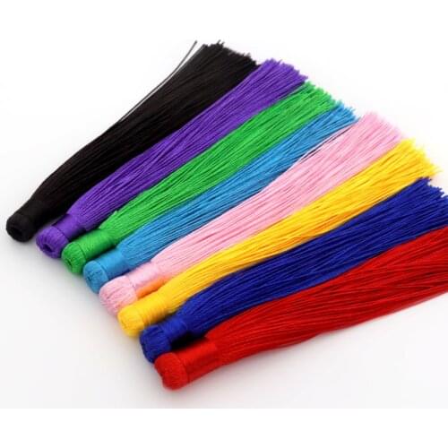 10pcs 12cm 7 Red Yellow Gold Colors Long Tassel for Diy Jewelry Making Finding Earring Necklace Accessories Wholesale Supply