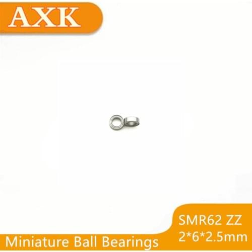 2019 New Arrival Promotion Smr62zz Abec-3 (10pcs) 2x6x2.5 Mm Stainless Steel Miniature Smr62 Zz Ball Bearings Smr62-zz