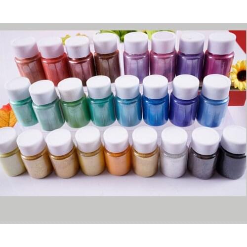 4 Pcs/set DIY Crystal Epoxy Pearlescent Powder Slim Material Mica Glitter Crystal Mud Filler Jewelry Making Accessories B85D