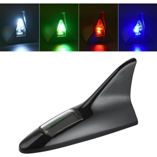 50% Hot Sales Shark Fin Solar Energy Powered Car Flash Strobe Light Emergency Warning Lamp