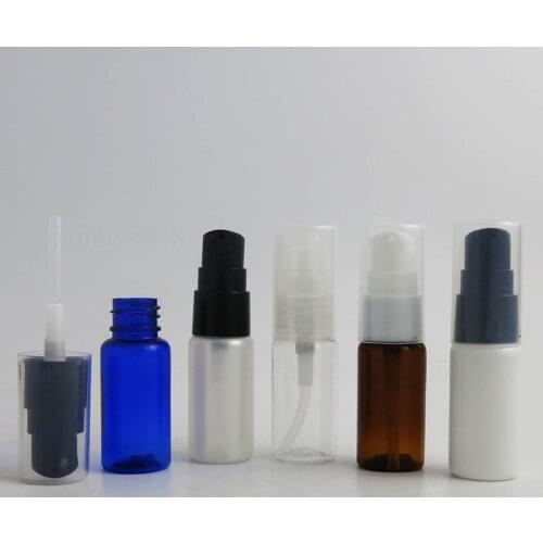 50 x 15 ml Small Plastic PET Bottle Mini Foam Cream Pump Dispenser Empty Refillable Travel Hand Soap Foaming Shampoo Bottles