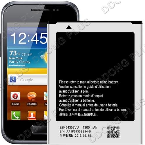 EB464358VU Battery For Samsung Galaxy Ace S5830 S5830i GT-S5830 GT-S5830i Battery EB464358VA Replacement Repair Part