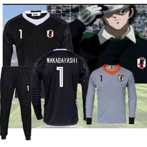Camisetas Captain Tsubasa football soccer Jerseys,oliver atom Maillots de foot Goalkeeper Wakabayashi Aton Cosplay uniform
