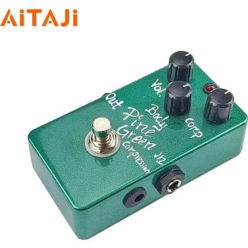 Guitar Pedal Effector For BJ Pine Green Compressor 3K Effects Imported Components Handmake Audio Diy 1PC