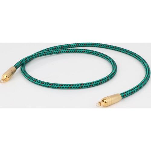 Hi-End Liton Optical fibers digital cable Hifi Audio Interconnect cable with gold plated plug connector